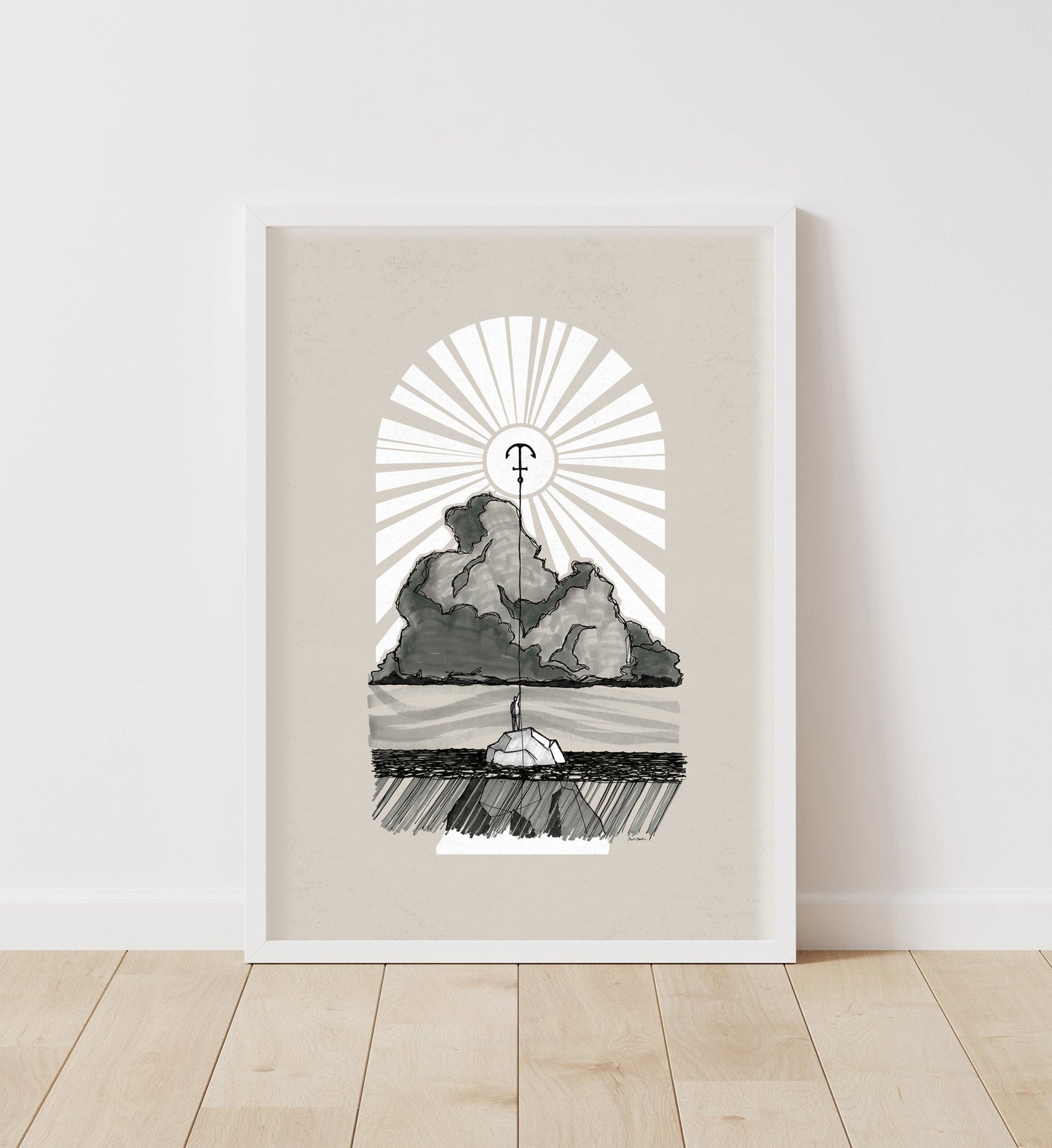 Christ the Sure and Steady Anchor - Digital Print