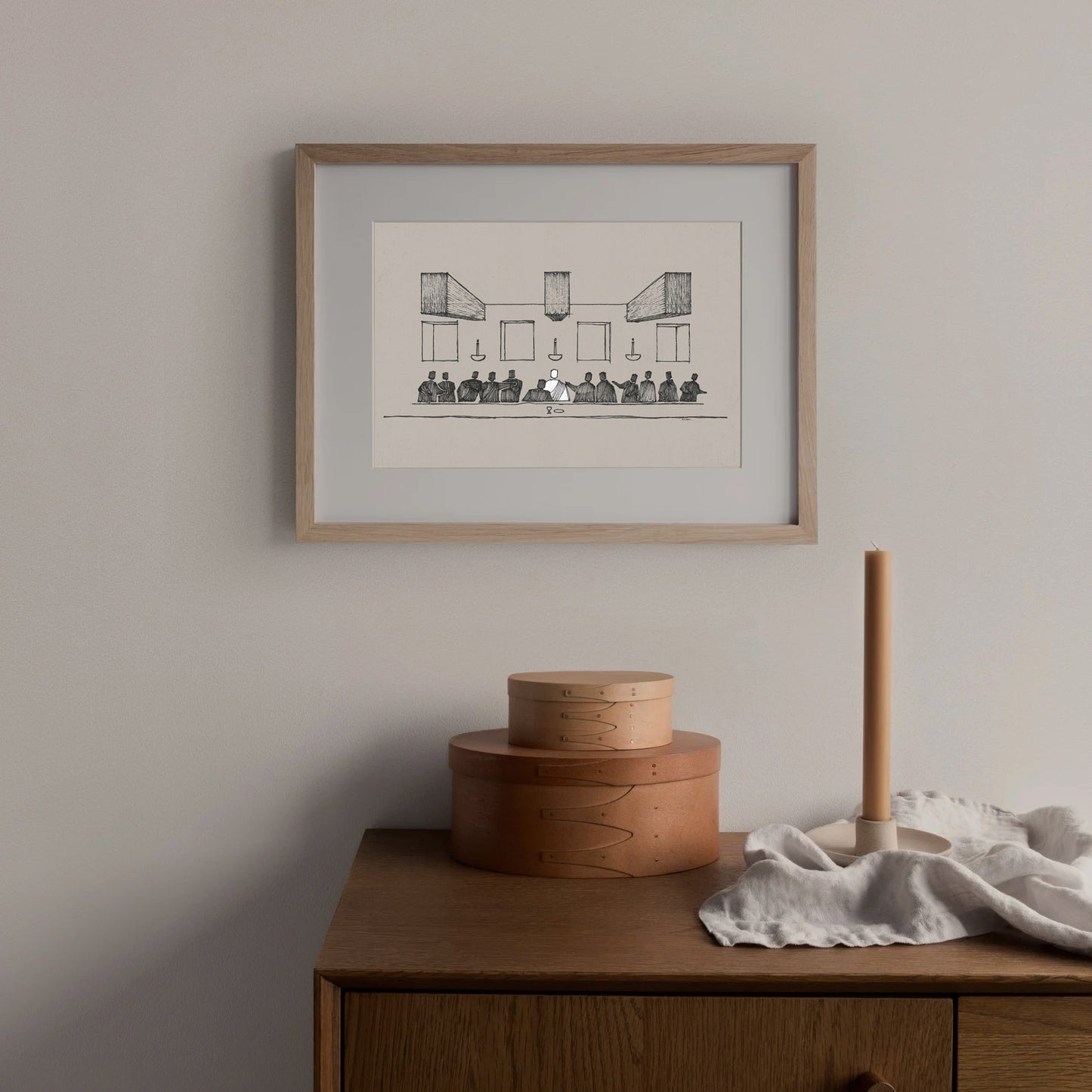 The Last Supper Jesus & Disciples - Digital Print