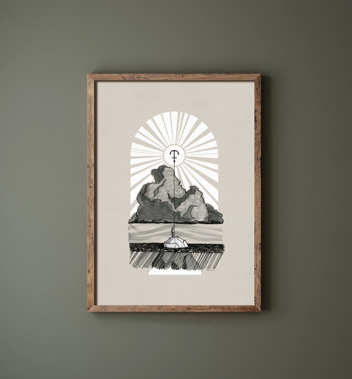 Christ the Sure and Steady Anchor - Digital Print