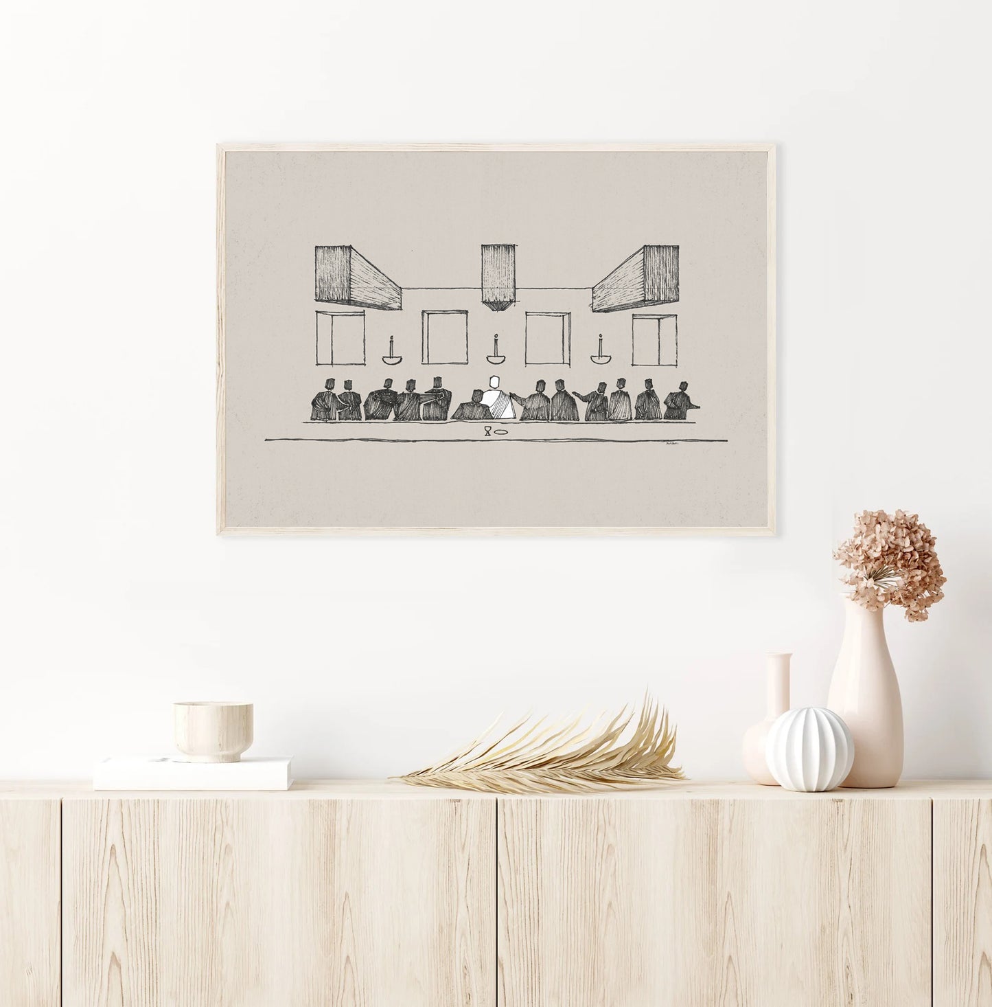 The Last Supper Jesus & Disciples - Digital Print