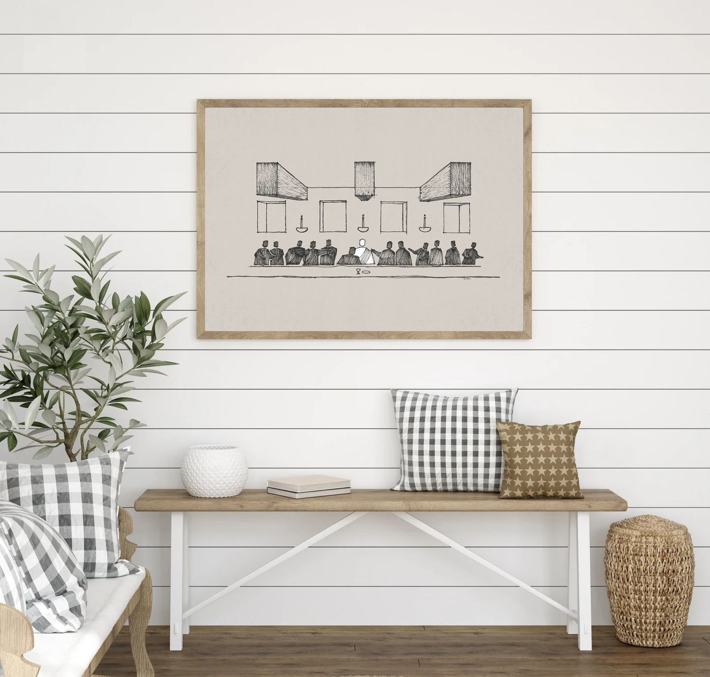 The Last Supper Jesus & Disciples - Digital Print