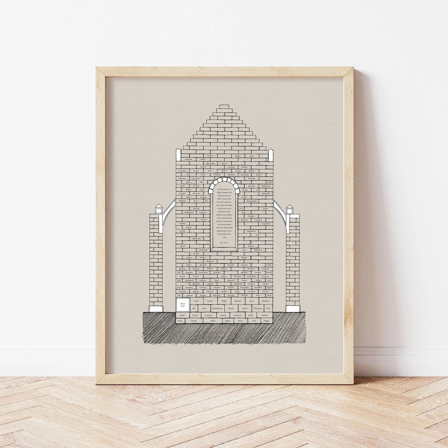 Christ the Cornerstone, Church family - Digital Print