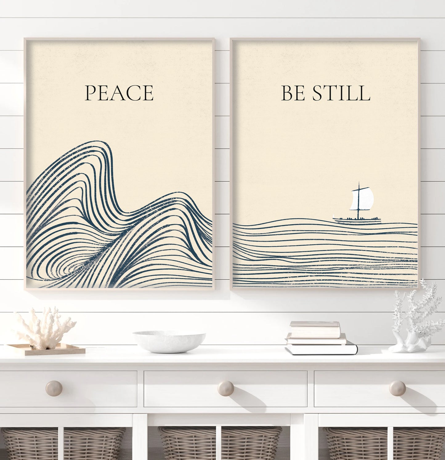 Jesus Calms Storm ("Peace Be Still") Set - Digital Print