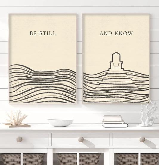 Be Still and Know that He is God - Digital Print