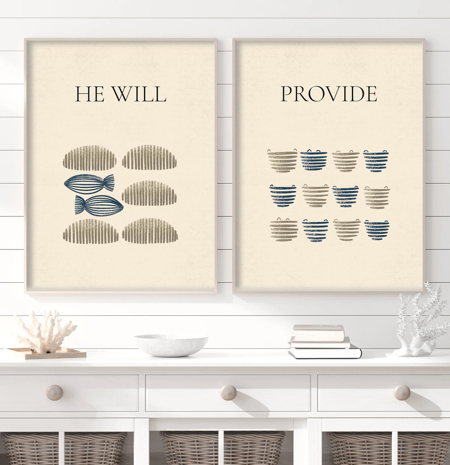 He Will Provide ("Fish & Loaves") Set - Digital Print