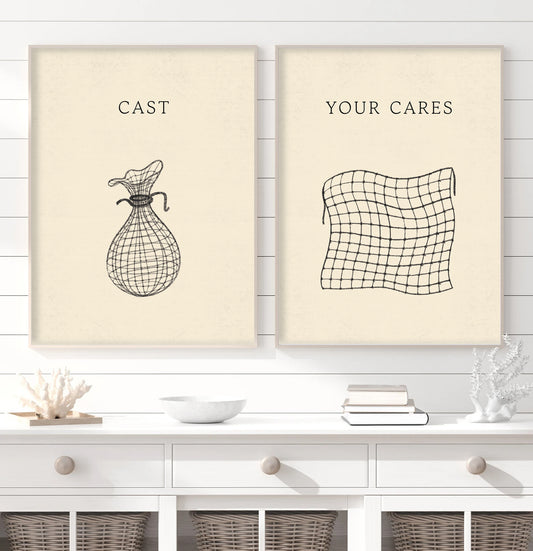 Cast Your Cares on the Lord Set - Digital Print