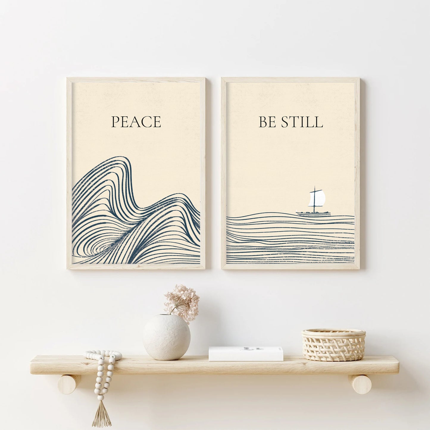 Jesus Calms Storm ("Peace Be Still") Set - Digital Print