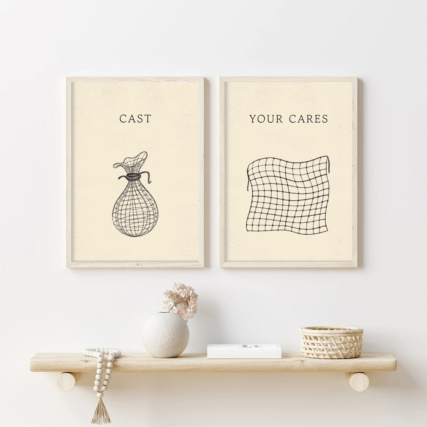 Cast Your Cares on the Lord Set - Digital Print