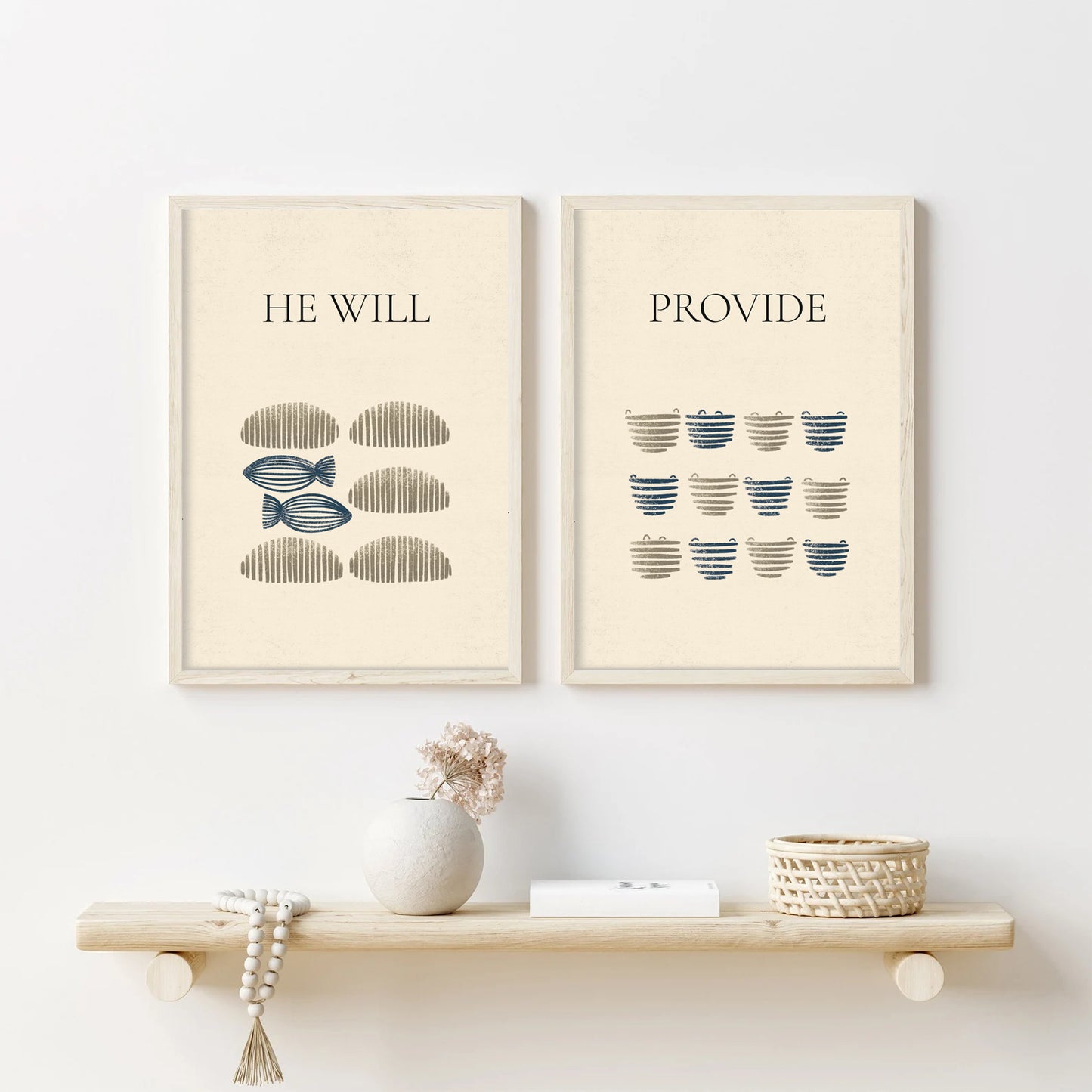 He Will Provide ("Fish & Loaves") Set - Digital Print