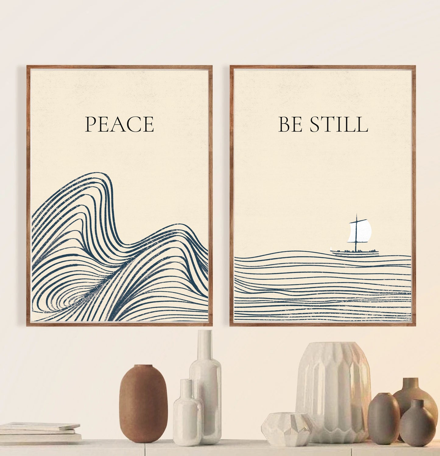 Jesus Calms Storm ("Peace Be Still") Set - Digital Print