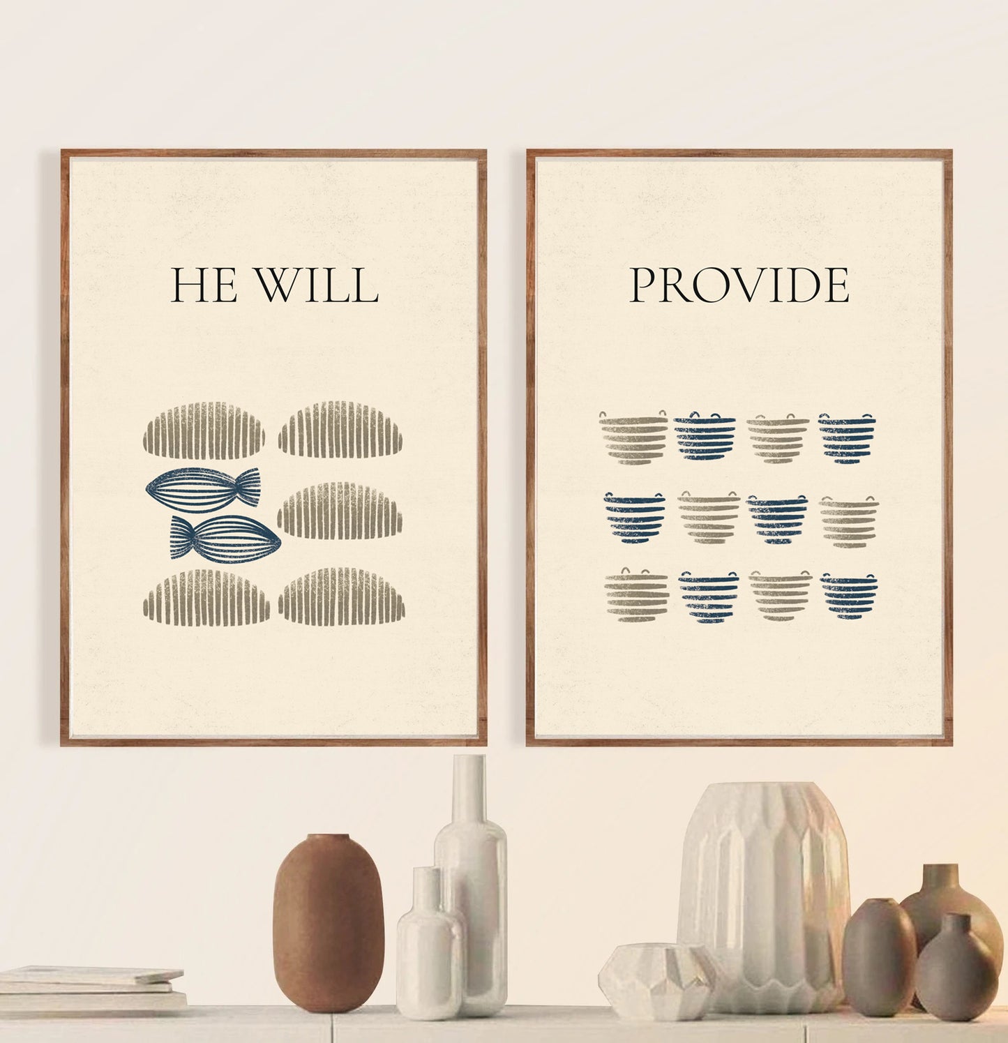 He Will Provide ("Fish & Loaves") Set - Digital Print