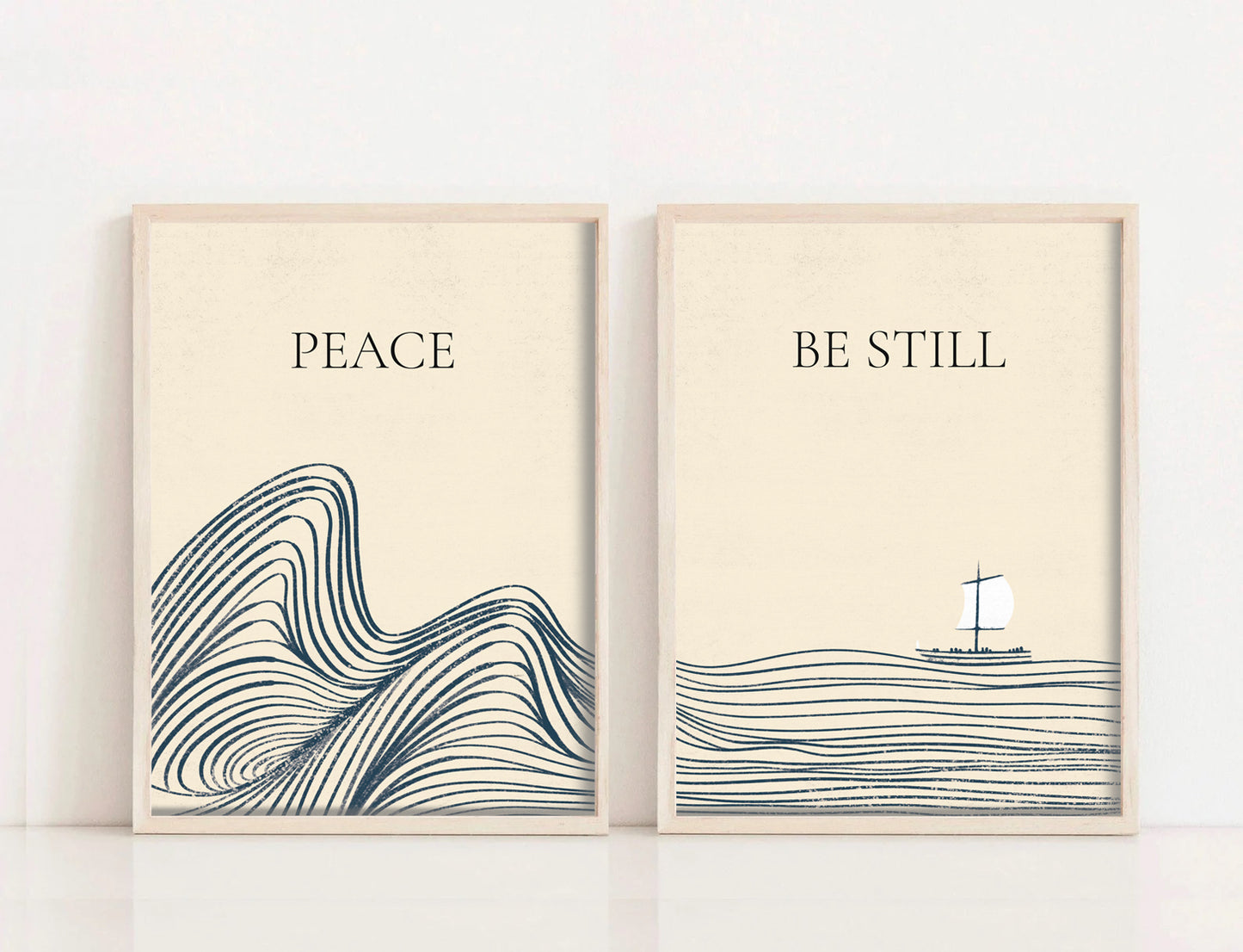 Jesus Calms Storm ("Peace Be Still") Set - Digital Print