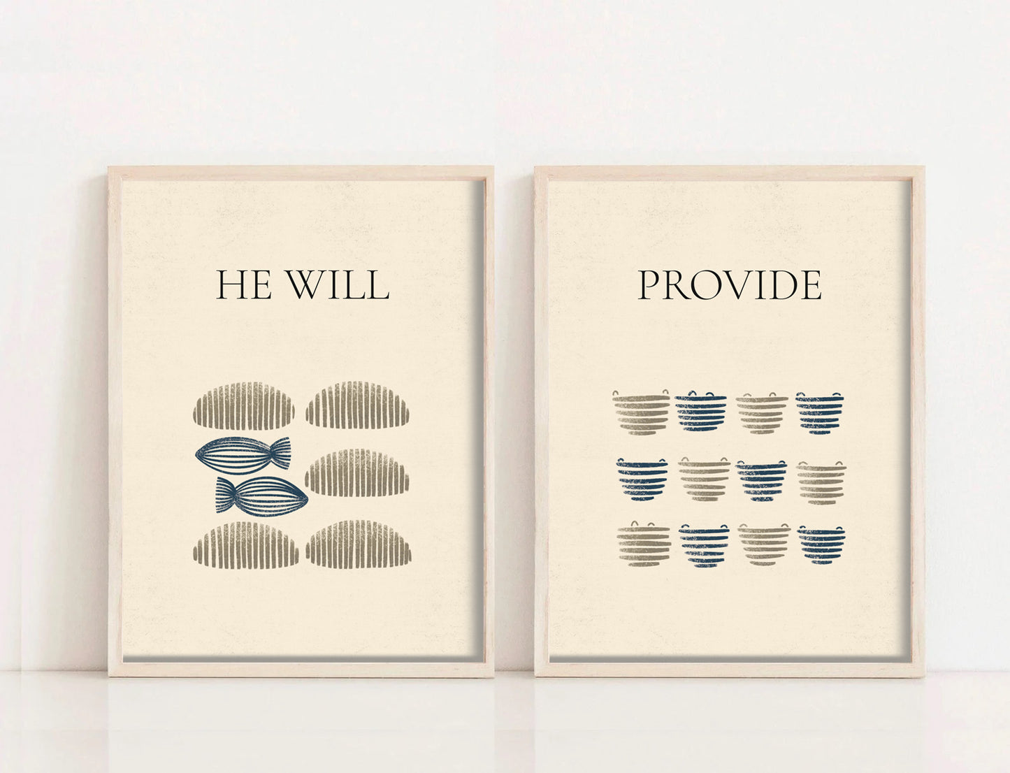 He Will Provide ("Fish & Loaves") Set - Digital Print