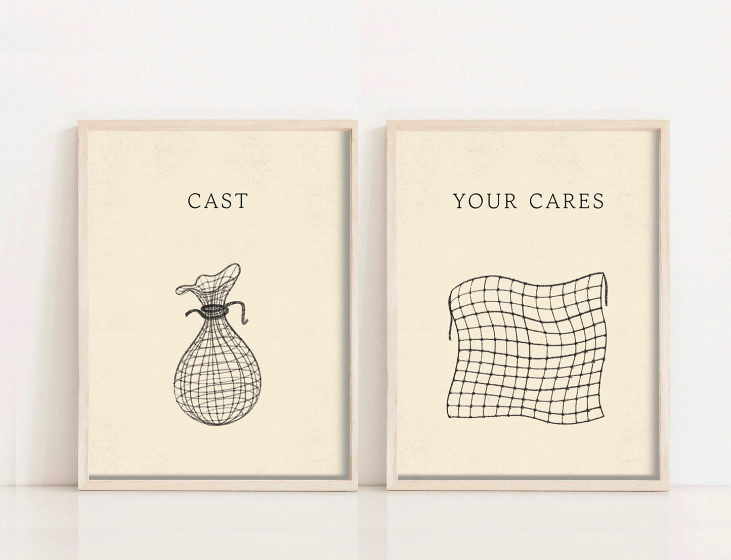 Cast Your Cares on the Lord Set - Digital Print