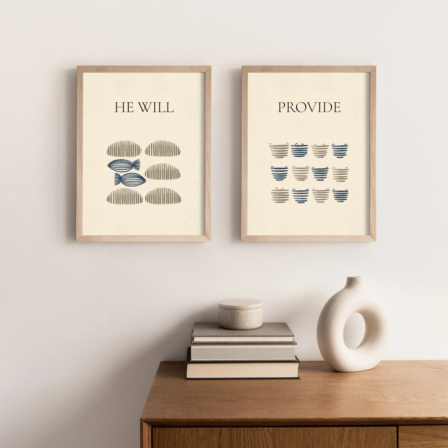 He Will Provide ("Fish & Loaves") Set - Digital Print