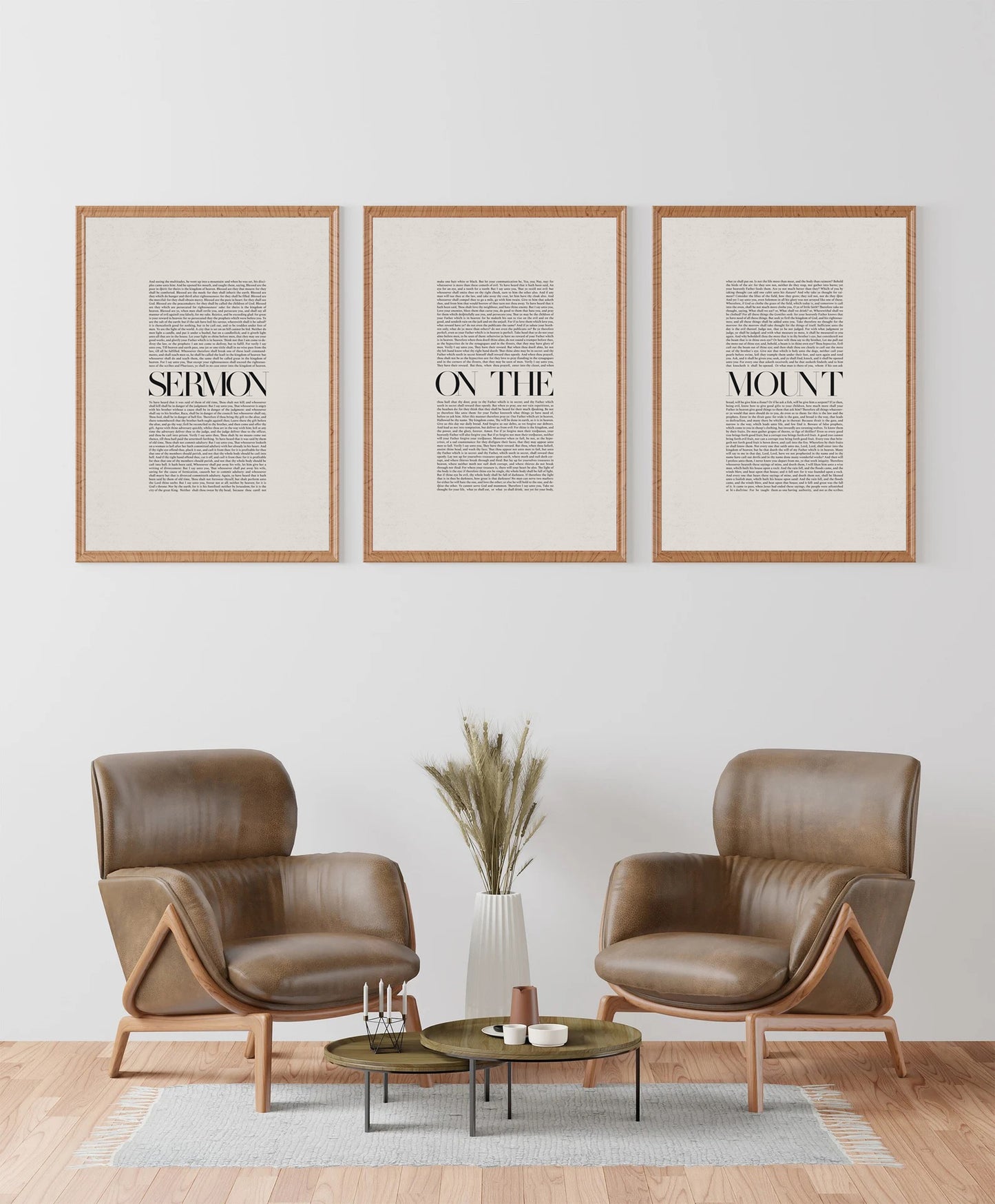 Sermon on the Mount Minimalist Design - Digital Print