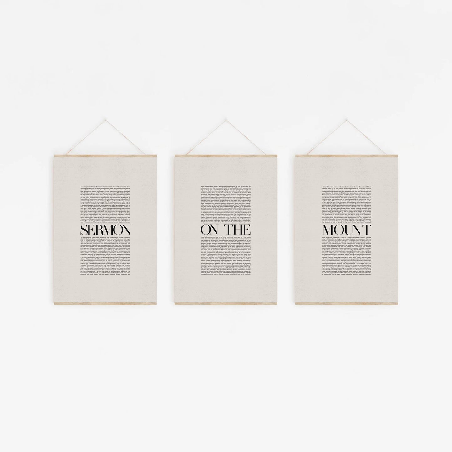 Sermon on the Mount Minimalist Design - Digital Print