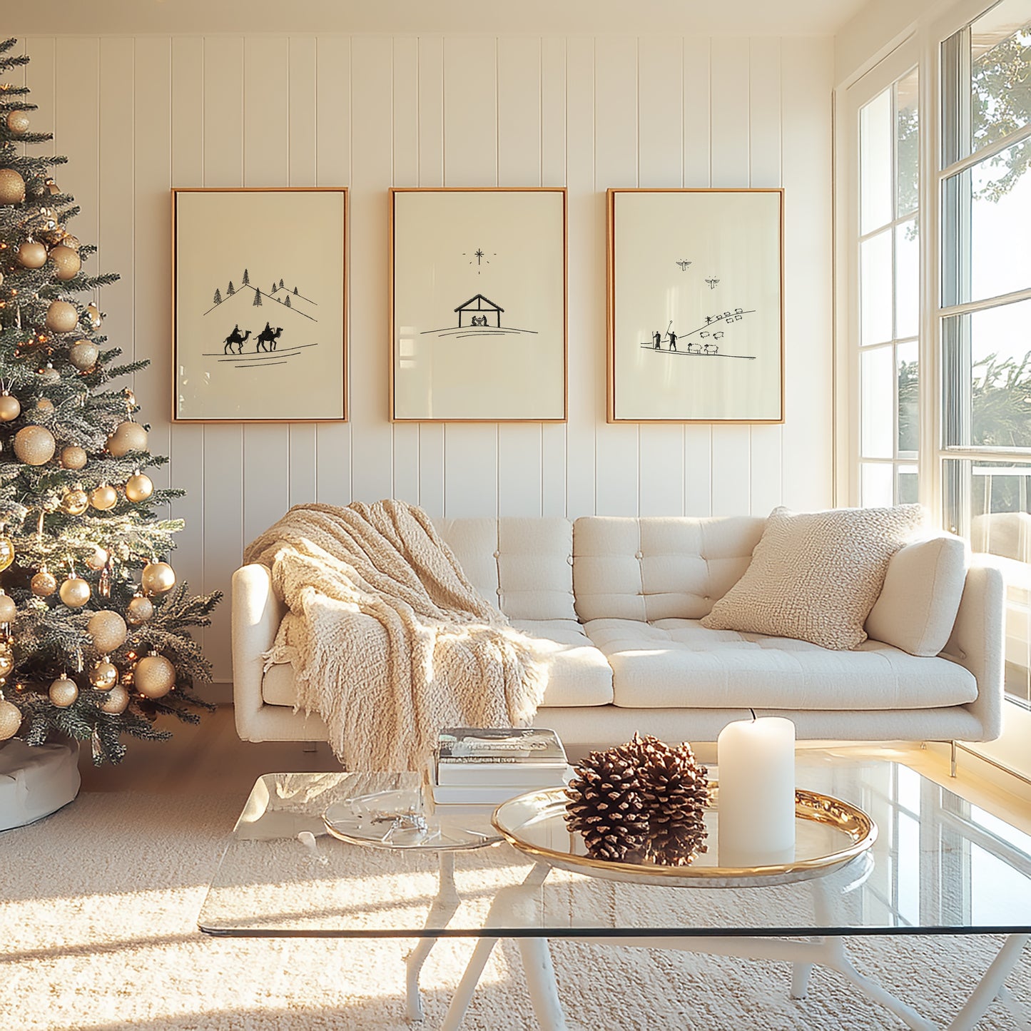 Nativity Christmas Set - Digital Print