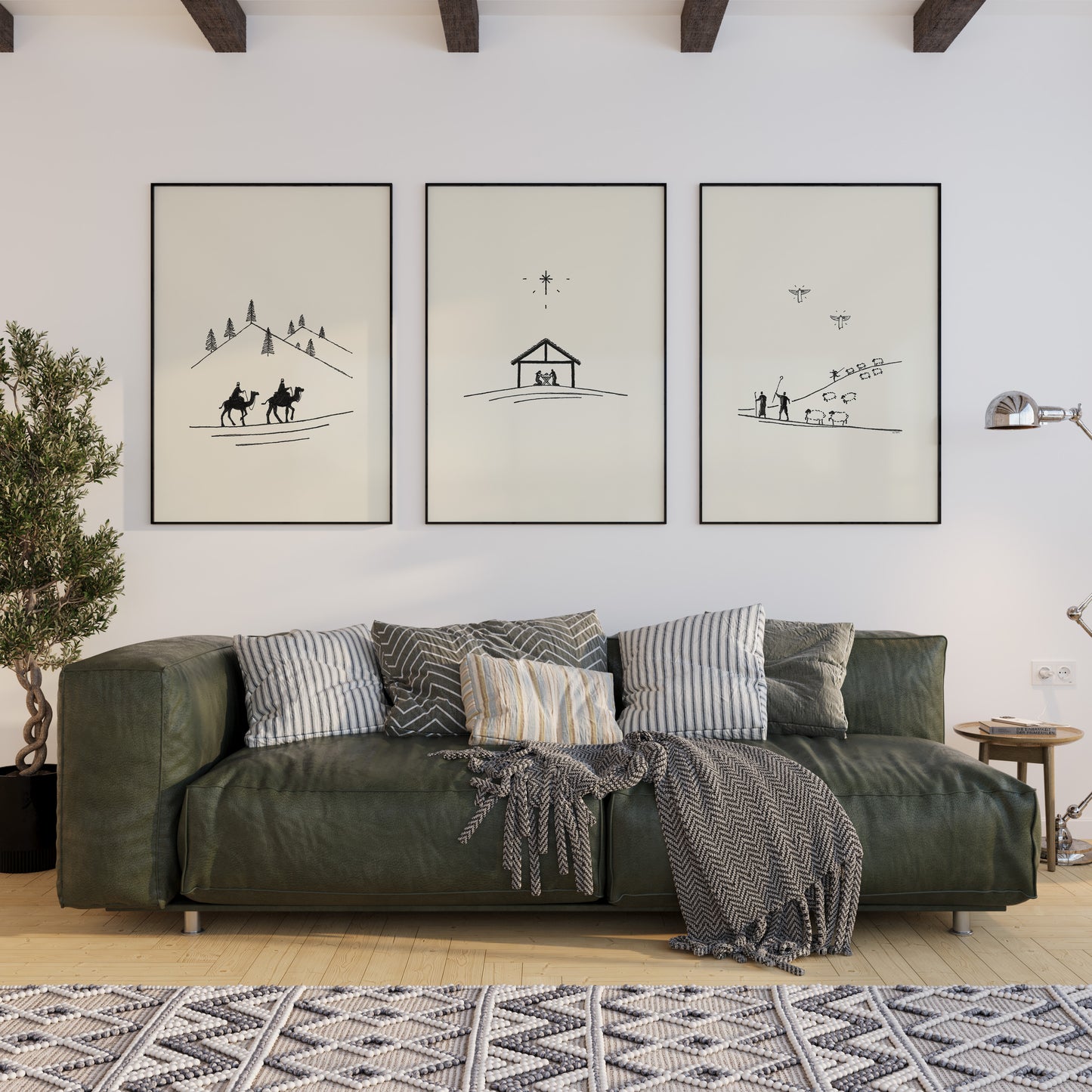 Nativity Christmas Set - Digital Print
