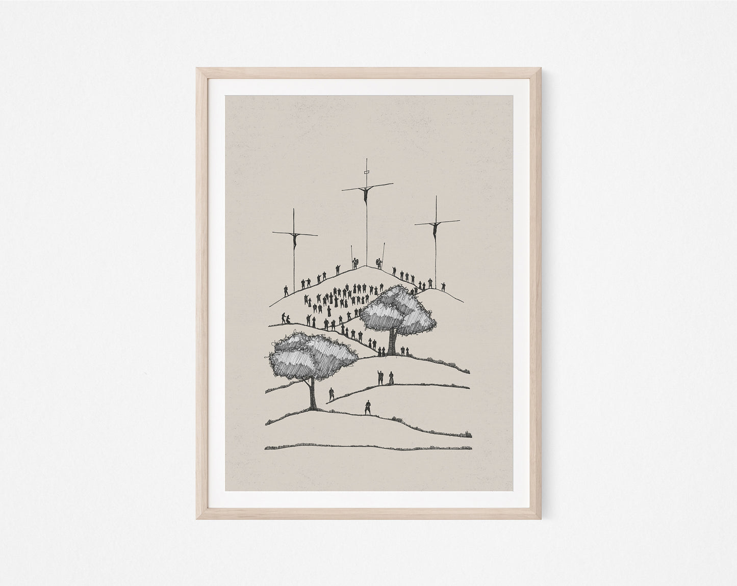 Crucifixion of Christ Old Rugged Cross - Digital Print