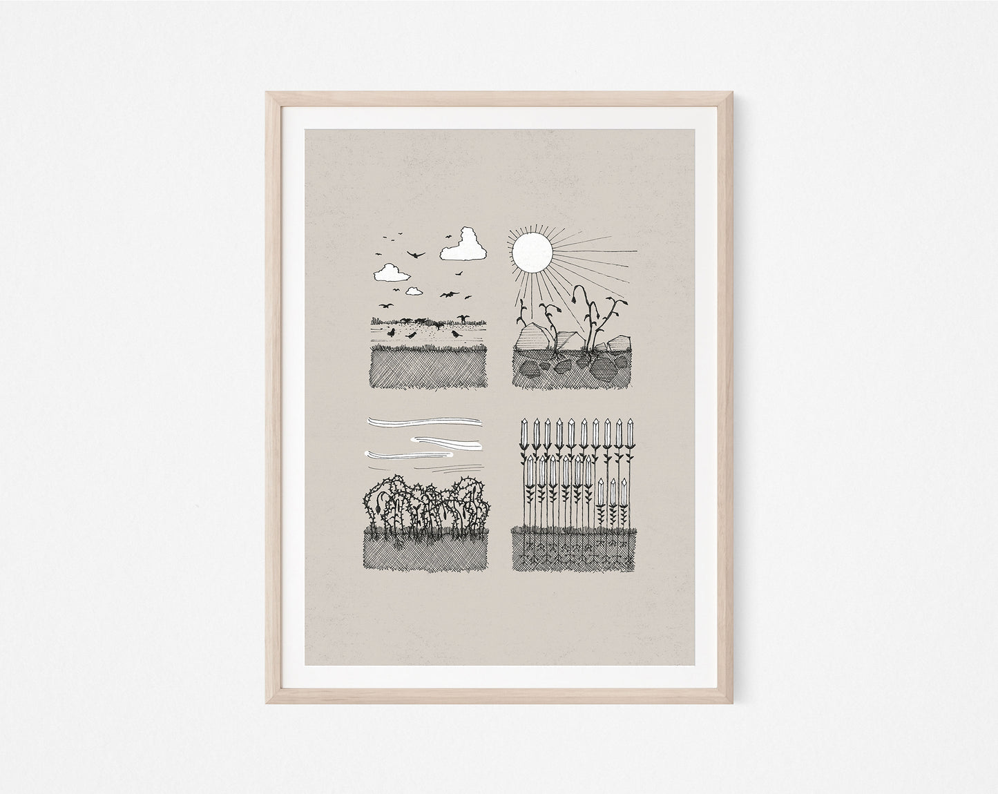 Parable of the Sower & Four Soils - Digital Print