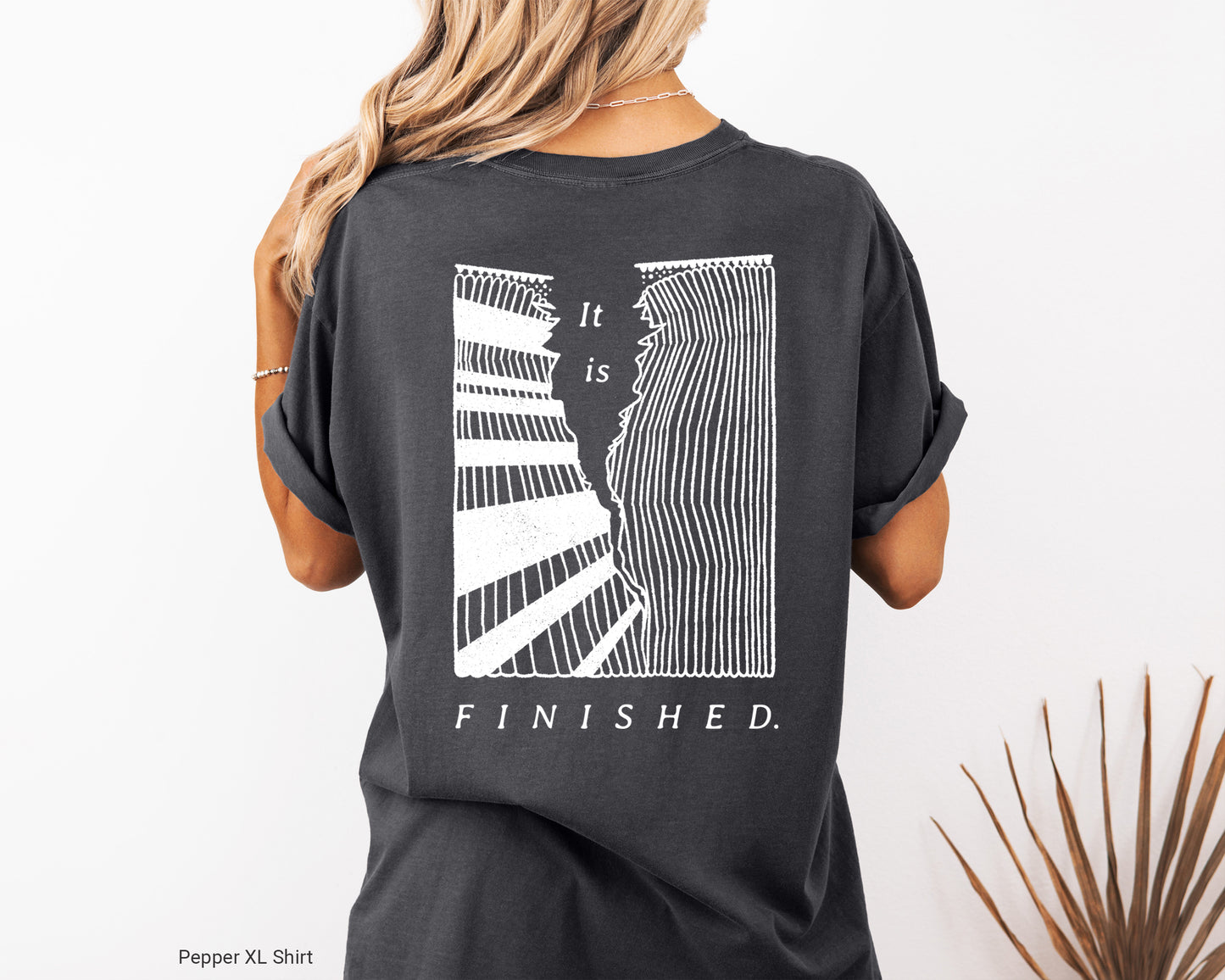 It Is Finished Veil is Torn - Unisex Garment-Dyed T-shirt - Comfort Colors®